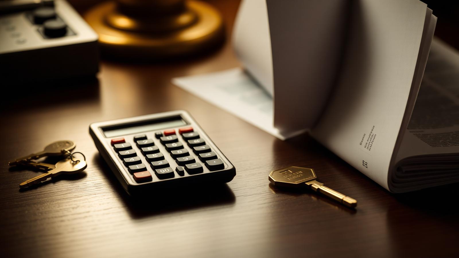 Vela apagada ao lado de escritura, evocando falecimento do mutuário do financiamento