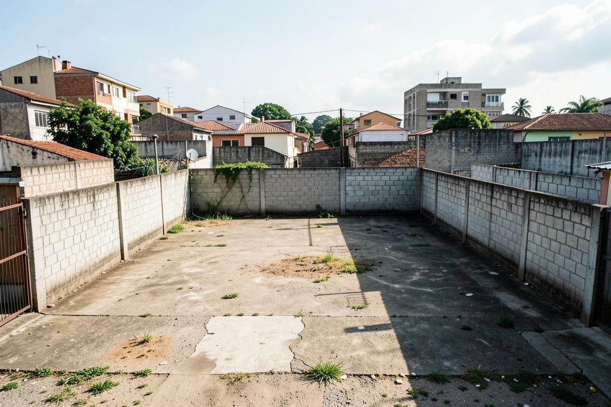 Lote urbano murado em bairro residencial consolidado